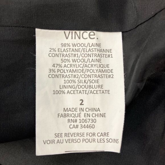 Vince Lined Wool Blazer - Picture 5 of 10